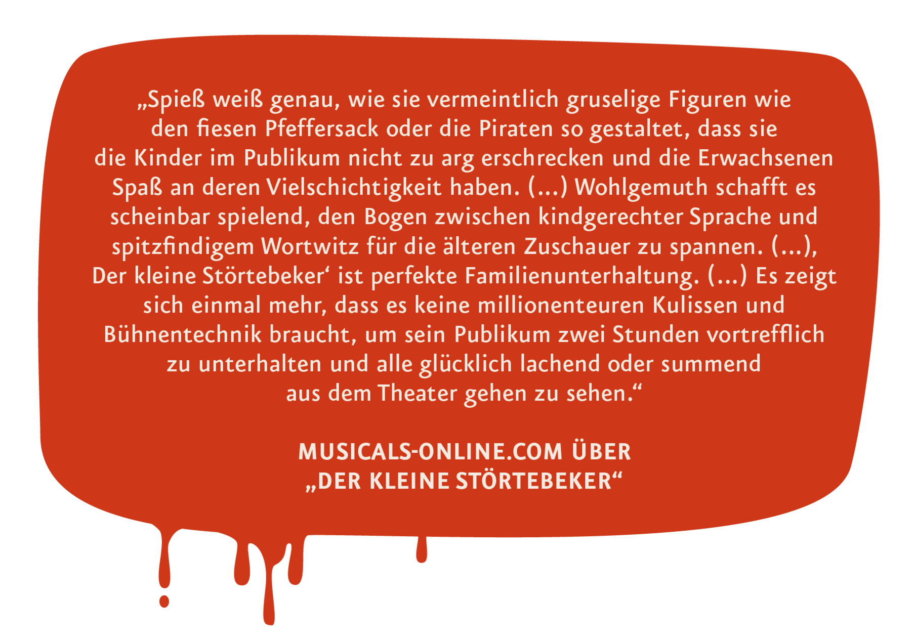 Pressestimme: Der kleine Störtebeker
